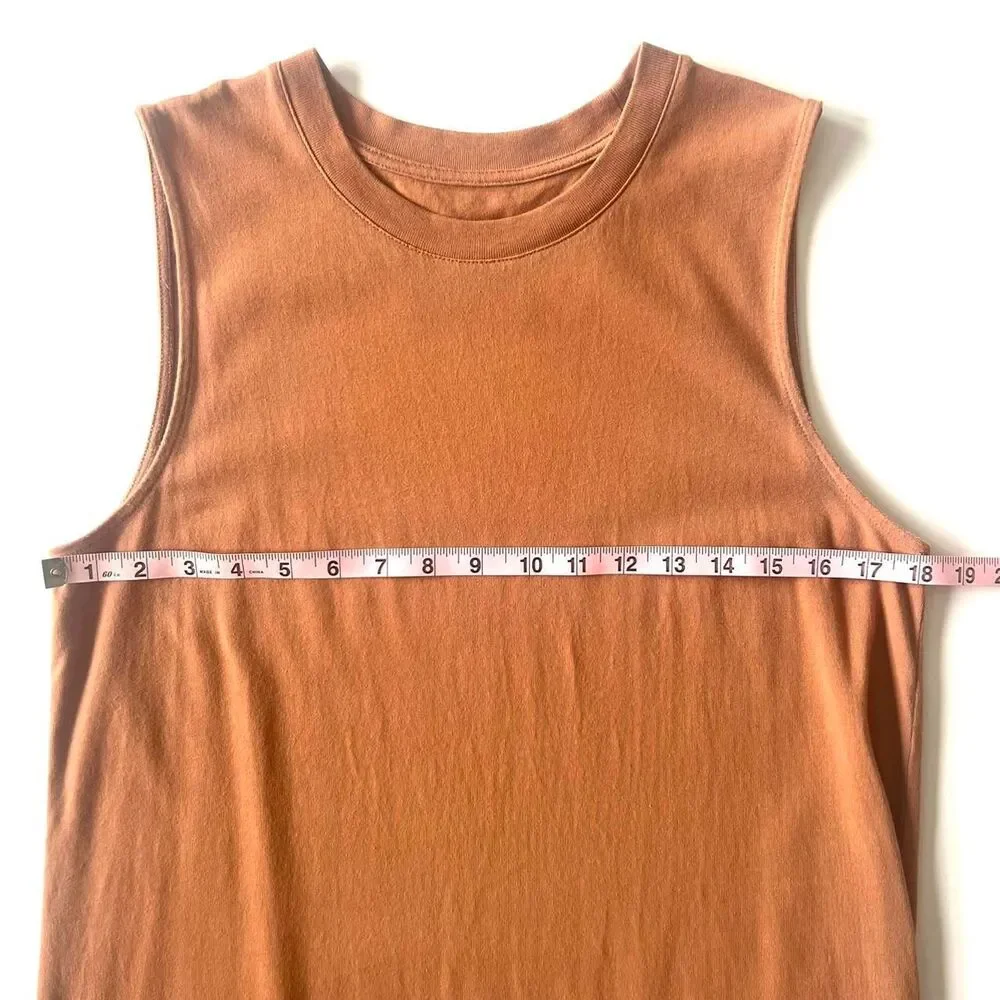 Everlane Organic Cotton Weekend Tank Dress in Tawny Brown - Picture 7 of 8